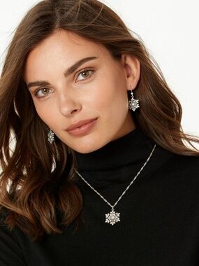 Brighton Glint Snowflake Necklace